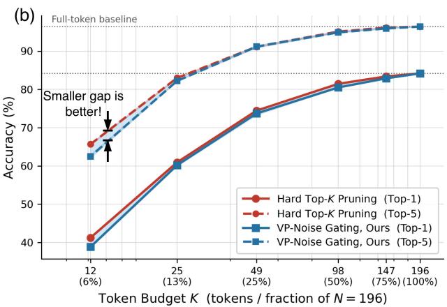 Figureure 4 · : Our VP-Noise suppresses token information in a manner functionally e