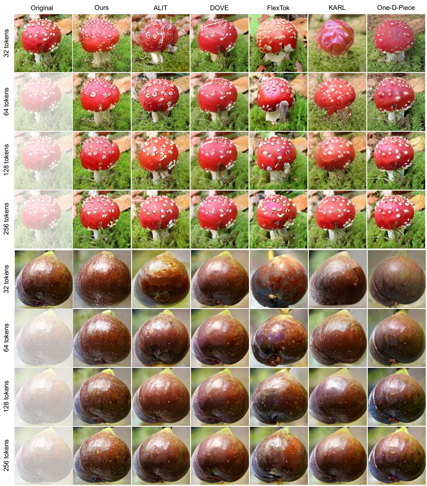Figureure 15 · Qualitative comparison on images with varied textures