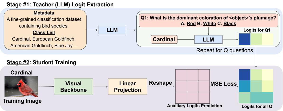 Large Language Model Teaches Visual figure